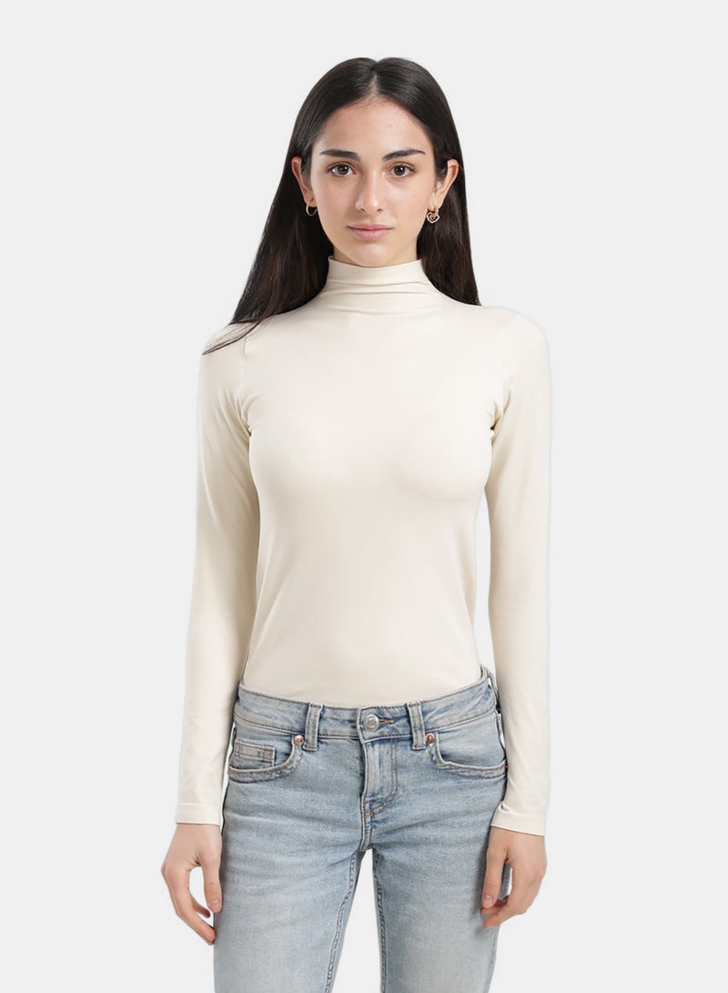 Carina Slim Fit High-Neck Top - Image 1